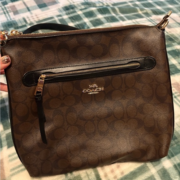New Coach Dark Brown Crossbody Bag - Picture 2 of 4